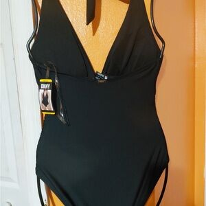 DKNY Black Kids One Piece Bodysuit